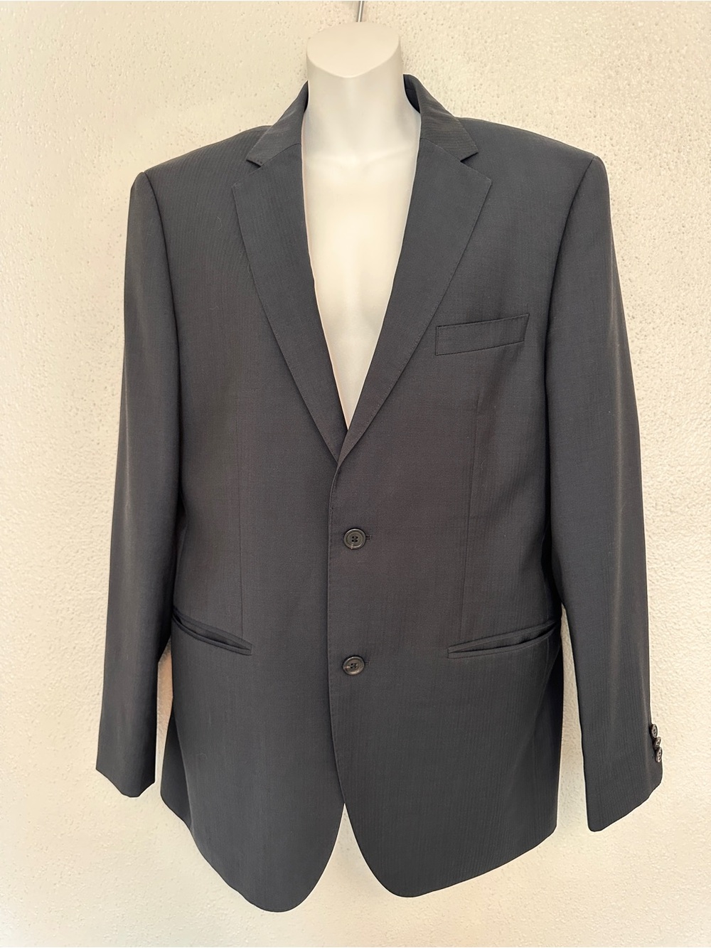 Hugo Boss classic navy blue blazer The James Sharp2 Super 100 wool